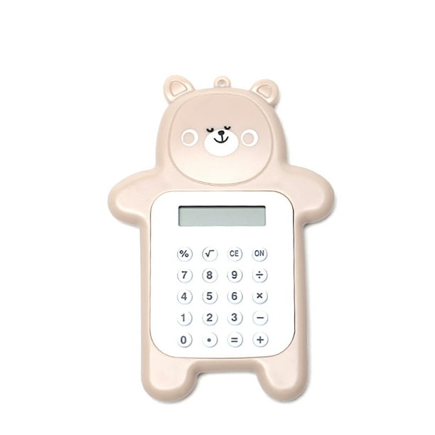 Calculadora portátil Dibujos animados Oso lindo Calculadora Calculadora Regalo para niños Inevent EL013202-03
