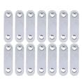 thumbnail image 1 of SHISUYAN 20 Pcs 37mm Support Droit en Acier Inoxydable Support Droit en Métal (Argent), 1 of 8