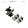 thumbnail image 3 of 20 Sets EE10 4+4pin Transformer Bobbin Core PC40 40 Ferrite Halves+20 Bobbin, 3 of 5