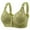590#Green, variant on HSHMT Bras for Women Women's Fashionable And Casual Front Button Anti Sagging Back Shaping And Bra Without Wires