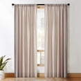 thumbnail image 2 of Velvet Voile Curtain Solid Color Sheer Window Tulle Yarn Decorative Screening Voile Drape for Living Room Bedroom, 2 of 8