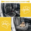 thumbnail image 4 of Asiento para auto para perro MagicFox 51 x 51 cm, suave, lavable, gris, 4 of 7