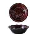 thumbnail image 1 of Qeeadeea Petit Plat Rond de Cuisson, Ensemble de 2, Plat à Casserole en Céramique Coloré, Assiette Ronde en Céramique pour Tarte - Rouge - 14 cm, 1 of 7