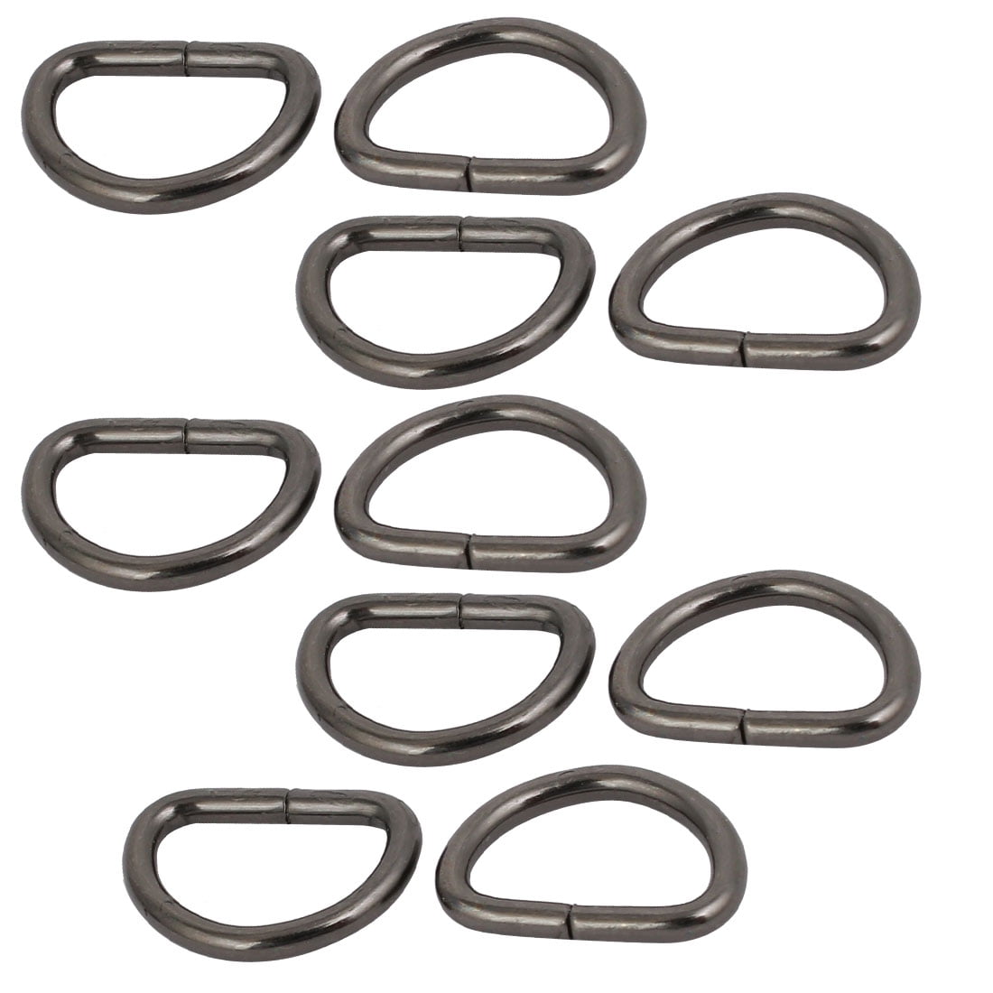 Unique Bargains 12mm Inner Width Iron Half Round Shaped Non Welded D