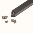 thumbnail image 2 of SCMCN1212H06 12x100mm Lathe External Turning Tool Holder+10PC CCMT060204 Insert, 2 of 11