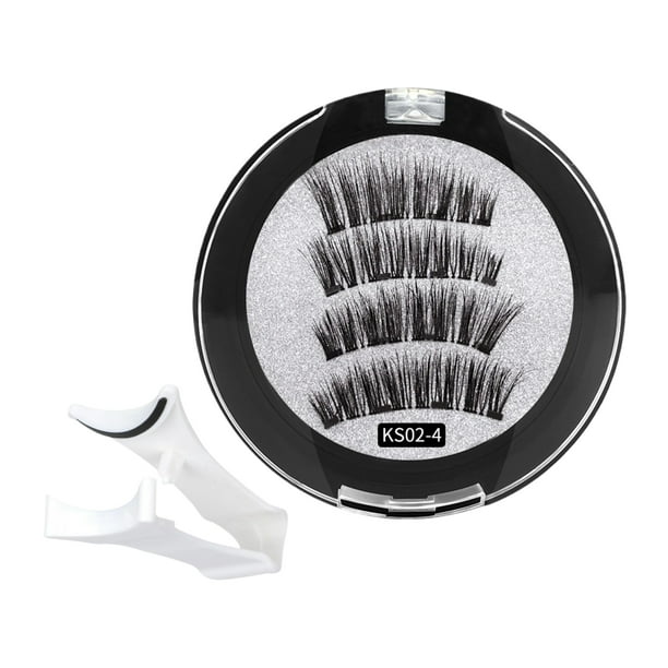 Vogacara Pestañas postizas duraderas en varios estilos, suministros de extensión de pestañas, precio asequible Difuminador de ojos KS02-4