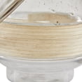 thumbnail image 5 of DecMode Clear Glass Decorative Candle Lantern with Curved Handle, 5 of 11