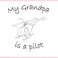 thumbnail image 2 of CafePress - My Grandpa Is A Pilot Helicopter Infant Bodysuit - Baby Light Bodysuit, Size Newborn - 24 Months, 2 of 4