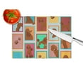 thumbnail image 4 of Lots of Chocolate Standard Poodle Glass Cutting Board Large 12 in x 15 in, 4 of 5