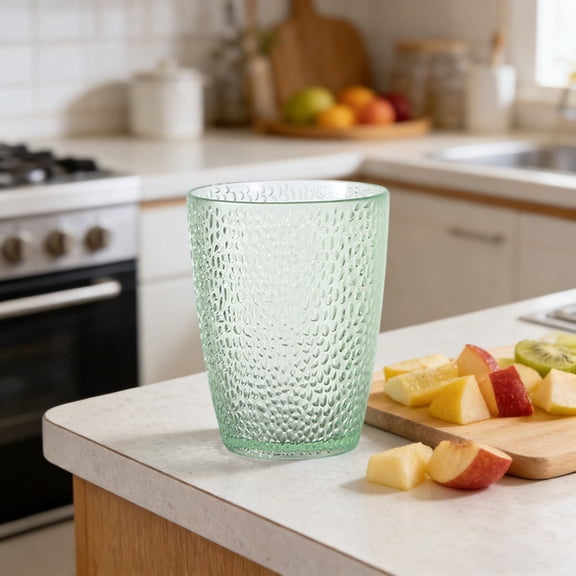 10oz Colored Drinking Glasses Acrylic Glass Transparent Pc Glass Color Restaurant Juice Drink Water Glass Home Fall Proof