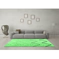 thumbnail image 3 of Ahgly Company Indoor Rectangle Abstract Emerald Green Contemporary Area Rugs, 4' x 6', 3 of 4