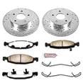 thumbnail image 3 of PowerStop Front Z36 Truck & Tow Carbon-Fiber Ceramic Brake Pad and Drilled and Slotted Rotor Kit Fits: JEEP Select Models K2147-36, 3 of 9