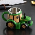 thumbnail image 4 of Tractor Shaped Coffee Mug Cup, Novelty Farm Vehicle Home Decor, Unique Gift for Tractor Lovers, for Kitchen Dining Farmhouse Theme, 4 of 9