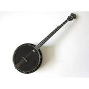 Morgan Monroe 30-Bracket 5-String Black Banjo