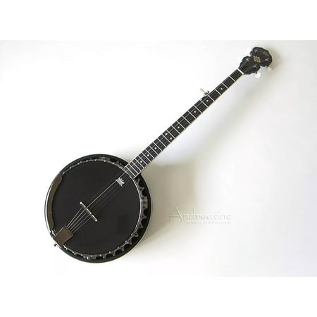 Morgan Monroe 30-Bracket 5-String Black Banjo