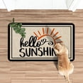 thumbnail image 2 of Summer Door Mat 30 X 17 Inch Hello Sunshine Doormat Indoor Outdoor Entrance Floor Mat Non Slip Summer Decor Rubber Welcome Mats, 2 of 6