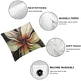 thumbnail image 6 of nygtbtfer Home Decoration Pillowcase Cover Green White Magnolia Floral Decorative Custom Pillow case Cushion Fashion Chic Double Sided Printed Design Square Size  White, 6 of 7