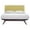 Green, variant on Modway Tracy Modern MDF and Rubberwood Queen Bed in Cappuccino/Latte