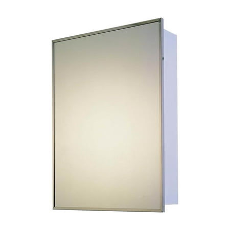 Deluxe Series Recessed Medicine Cabinet Stainless Steel Framed 16X22 ...