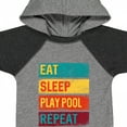 thumbnail image 4 of Inktastic Billiards Eat Sleep Play Pool Repeat Boys or Girls Baby Bodysuit, 4 of 5