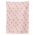 thumbnail image 3 of Ambesonne Ice Cream Tablecloth Rectangular Table Cover, Pastel Pattern, 60"x90", Multicolor, 3 of 4