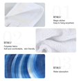thumbnail image 4 of Dailycode Kitchen Wash Cloths with Hanging Loops Absorbent Absorbent Quick Drying Hand Towels, 2 Pack, Abstract Blue Ripples, 4 of 7