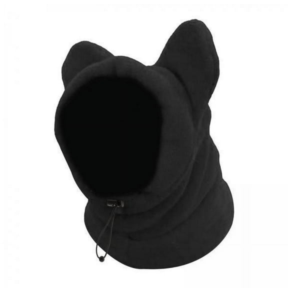 oshhni 2xPet Winter Ear Muffs Hat Windproof Hoodie Warm for Pets Walking Outdroor