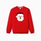 thumbnail image 2 of Sudadera/mono rojo de manga larga con Papá Noel a juego para toda la familia con parte superior navideña, 2 of 5