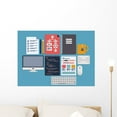 thumbnail image 1 of Website Programming Management Wall Mural Decal by Wallmonkeys Vinyl Peel and Stick Graphic (24 in W x 19 in H), 1 of 4