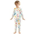 thumbnail image 6 of FORMRS Toddler Unisex Long Sleeve Top and Pants Pajama Set 2-Piece Sleepwear, Sizes 18M-8Y, Cute Easter Eggs, 6 of 6