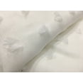 thumbnail image 2 of Ellen Tracy Cut Flower Grommet Panel Pair Window Curtain In White "76X84'', 2 of 2