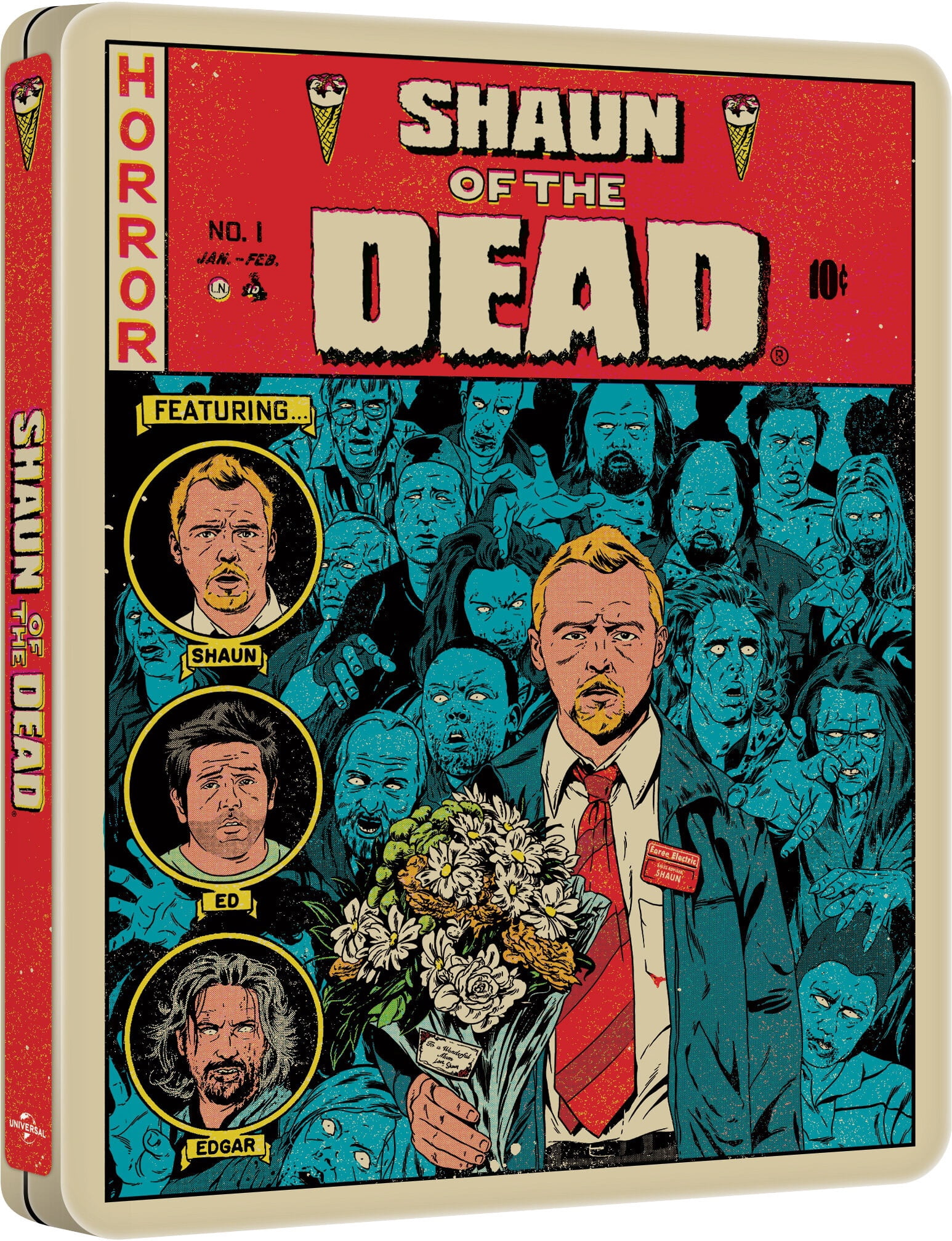 Shaun of the Dead: 20th Anniversary Limited Edition (Steelbook) (4K Ultra HD + Blu-ray + Digital Copy)