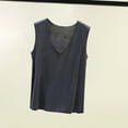 thumbnail image 2 of ZVNAΖH Women's Plus Size Modal Tank Top, V-Neck Ruffle Hem Sleeveless Summer Layering Tops Undershirt, M-5XL, 2 of 5
