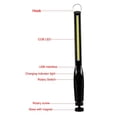 thumbnail image 1 of Linterna LED De Alto Brillo Portátil, 600lm, Luz De Antorcha Recargable Por USB Con Imán De Trabajo, 1 of 7