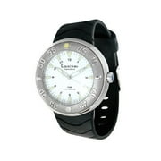 Cousteau Exploration Men's Black Rubber Strap Watch
