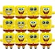 thumbnail image 1 of Bob Esponja de Peluche Original Oficial Clasico (Mini Bob Surtido, 6, Unidades), 1 of 5
