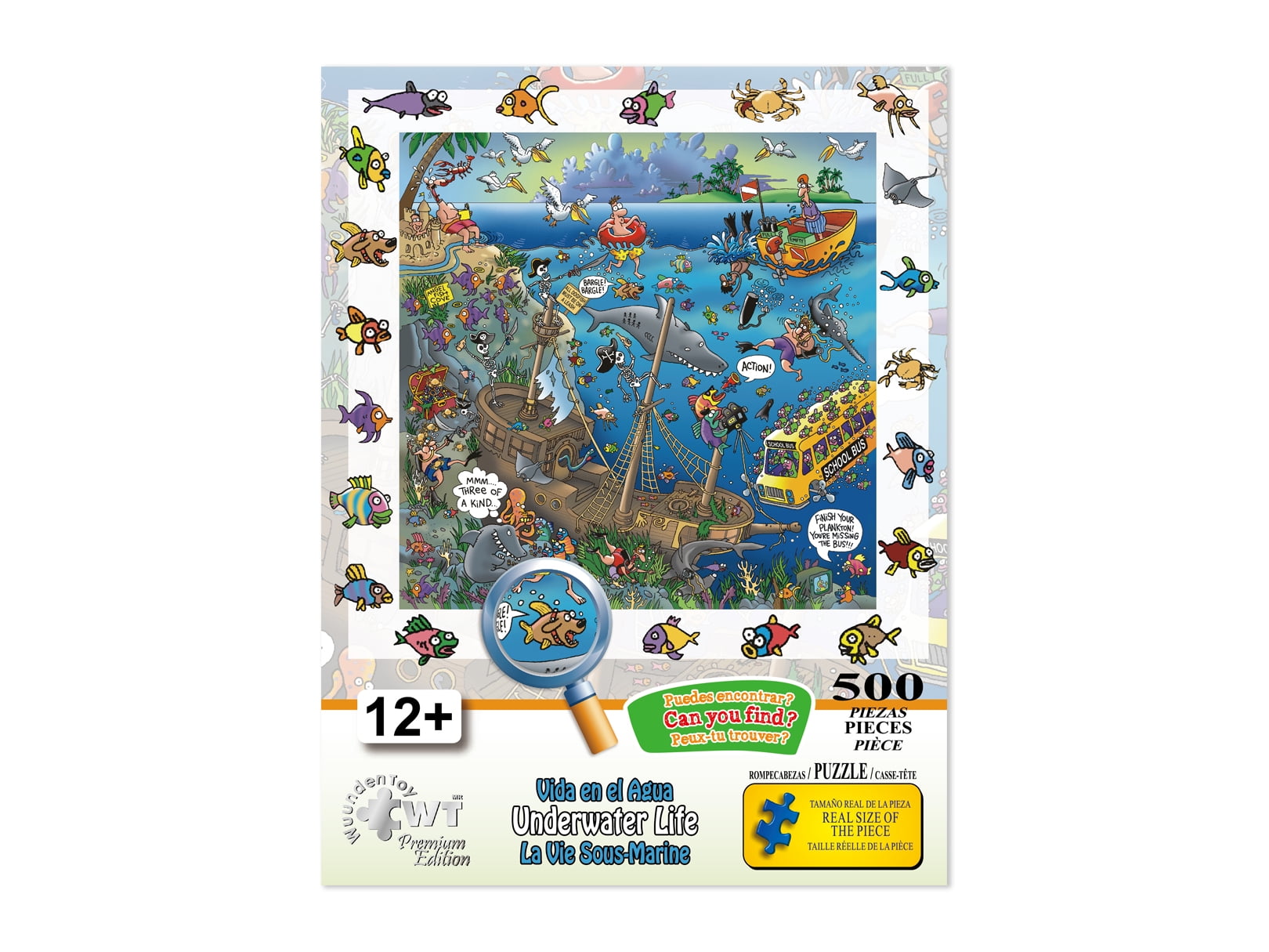 Jigsaw Puzzle "Life In The Water" 500 Pieces Premium Edition by