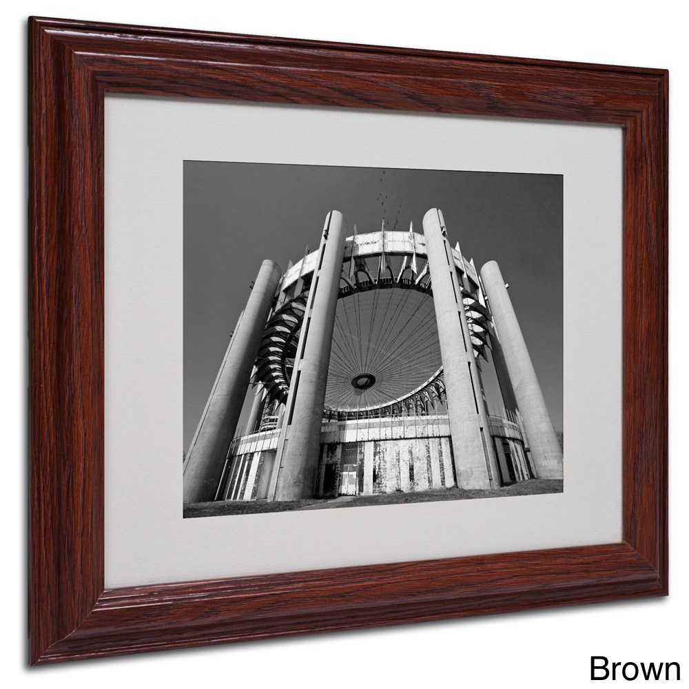 Trademark Fine Art "Flushing Meadow Worlds Fair" by Yale Gurney, Wood Frame