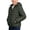 Army Green, variant on FAIWAD Kids Winter Coat Puffer Hooded Jacket with Pockets Boys Girls Lightweight Warm Quilted Outerwear