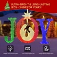 thumbnail image 6 of Starfree 49-inch Outdoor Nativity Decoration Lighted JOY Sign with Outdoor Christmas Yard Decorations Hanging and Standing Options for Porch & Garden, 6 of 9