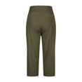 thumbnail image 3 of Pants for Women High Waist Wide Leg Yoga Capris with Pockets Stretchy Loose Fit Casual Workout, 3 of 11