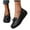 Black, variant on Eltusu Women Flat Shoes, Round Toe Breathable Fashion Slip on Loafer Shoes Black Size 5.5-9.5