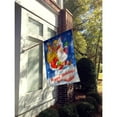 thumbnail image 3 of Santa Claus Hope I Don't Get Stuck Flag Canvas House Size, 3 of 4
