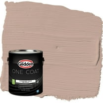 Glidden One Coat Taupe Tapestry / Beige Flat Interior Paint with Primer, 1 Gallon