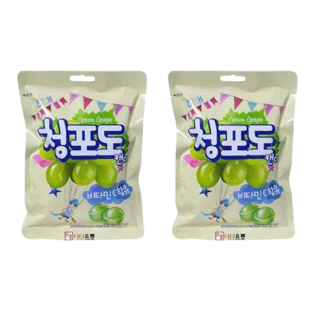 HaiTai Fruit Flavored Candy Melon Grape (130g/ea)