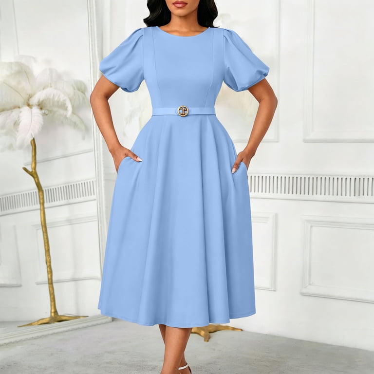 high waisted vintage dress Red Vintage Plaid Knot Front Smocked High Waist Midi Dress  Hazel Blues