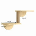 thumbnail image 2 of de Escalada Tipo Hamaca para Gatos, de Escalada Tipo Escalera, de Escalada Pequeño de Madera Maciza para Gatos, Dos, 2 of 6