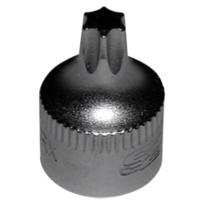 VIM Tools T20 - 1/2 CUT Torx Driver, 1/4 in. Square Drive, 3/4 in. OAL, S2 steel