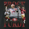thumbnail image 4 of Men's Fanatics Brock Purdy Black San Francisco 49ers Notorious Player Graphic T-Shirt, 4 of 4