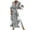 Black, variant on PuLe Summer Dress Dress for Women 2024 Summer Casual V-Neck 3/4 Bell Sleeves Lace Up Vintage Dress Trendy Beach Swimwear Cover Ups ﻿